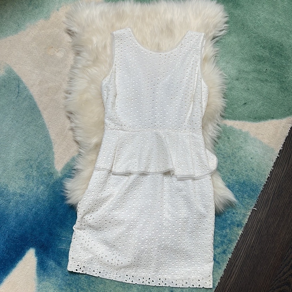 Max and Cleo Eyelet Cocktail Dress Size 2